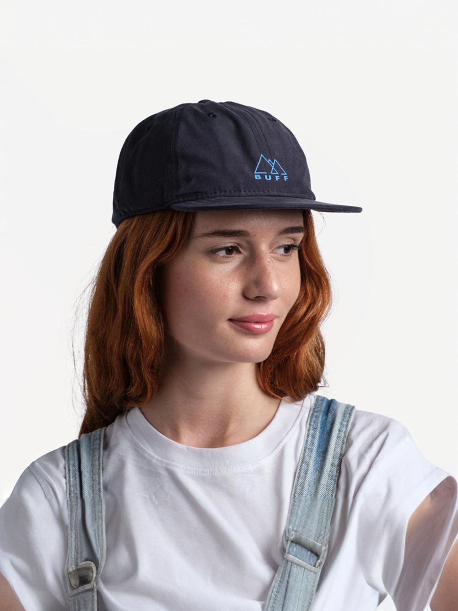 Peter England Black & Green Color Block Baseball Cap