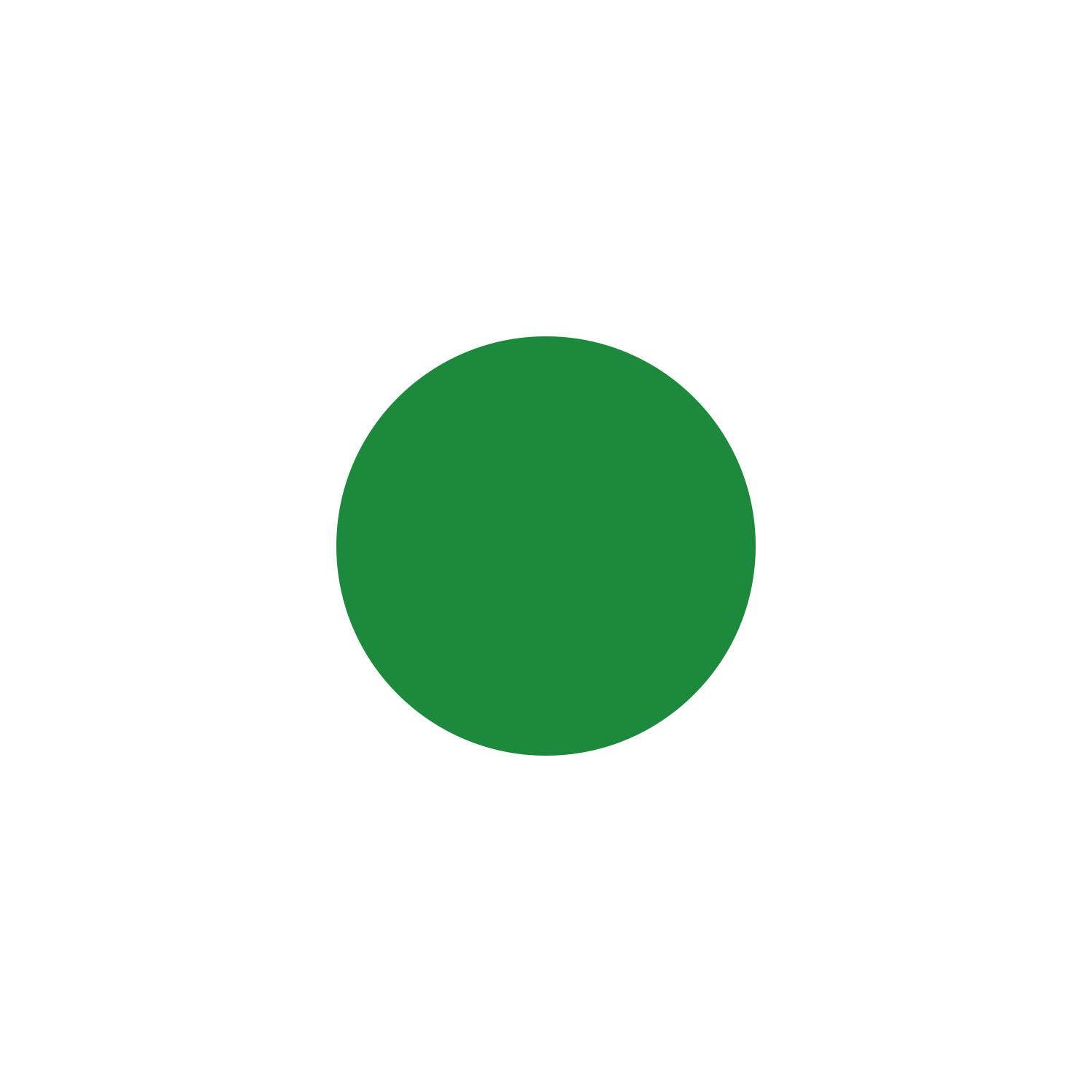 LiteMark 2 Inch Orange Dot Decals - Pack of 80