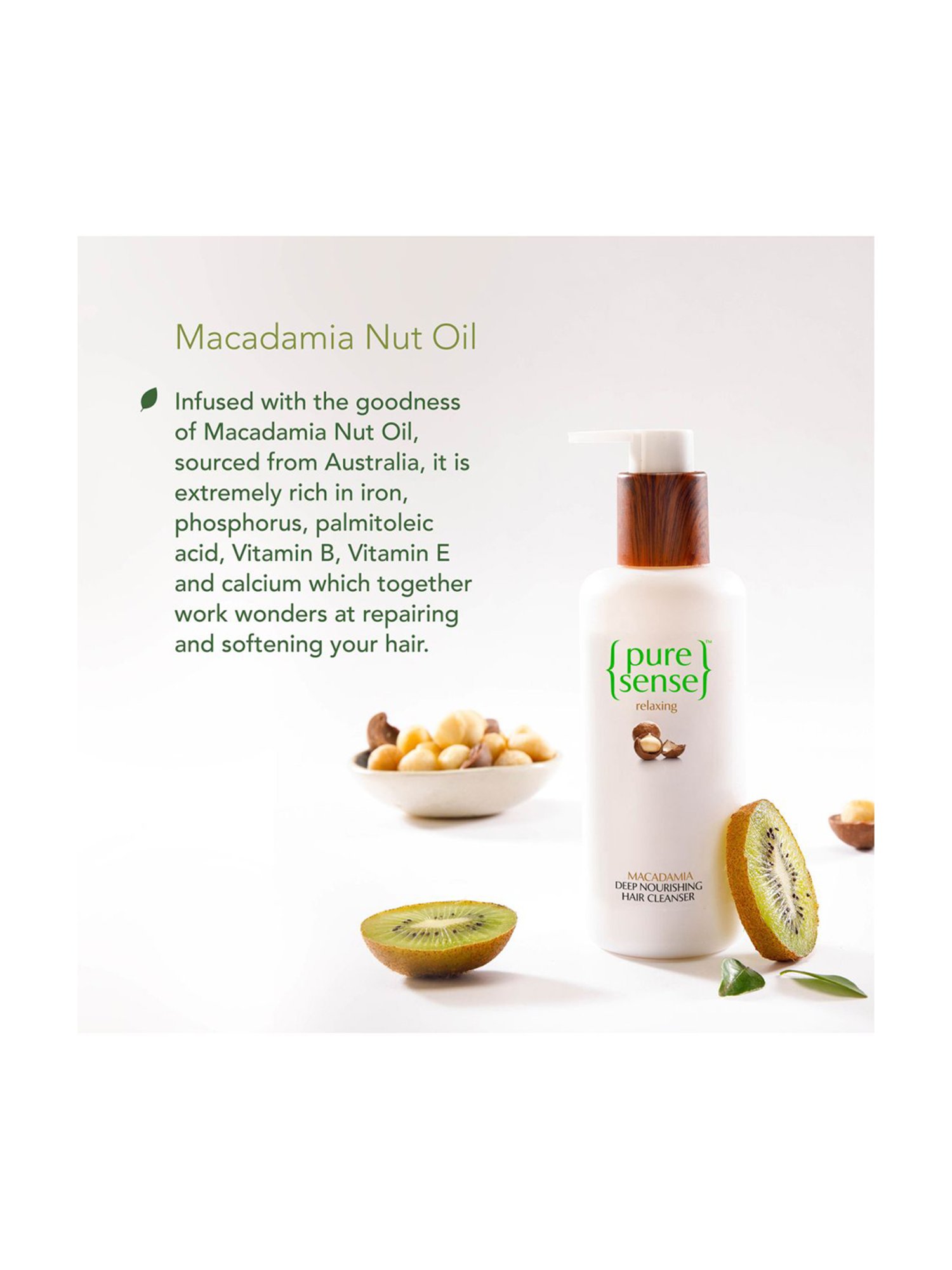 Pure Sense Macadamia Deep Nourishing Hair Cleanser - 200 ml