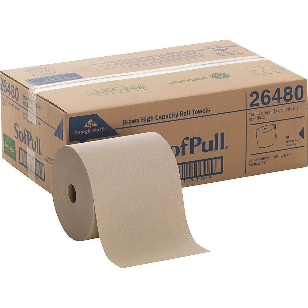 Georgia Pacific Professional Hardwound Roll Paper Towel Nonperforated 7.87 x