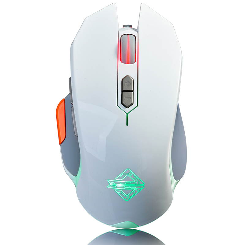 Ajazz GT Machine Wired Game Mouse lol/cf Watching Pioneer macro definition mouse gaming computer notebook USB mouse black/white