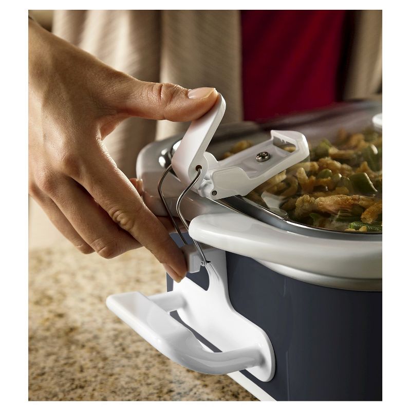 Crock-Pot 6qt Programmable Cook & Carry Slow Cooker Black SCCPVLF605-B