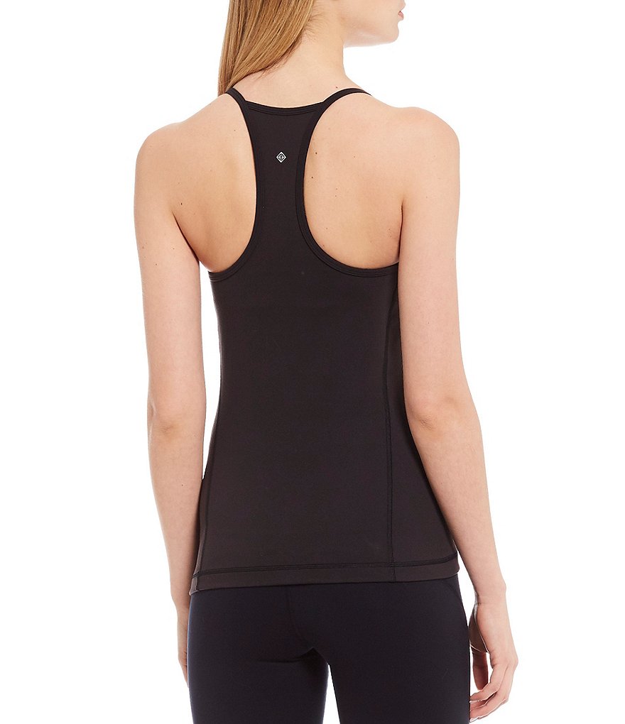 Antonio Melani Flow Scoop Neck Racerback Moisture Wicking Body Hugging Tank