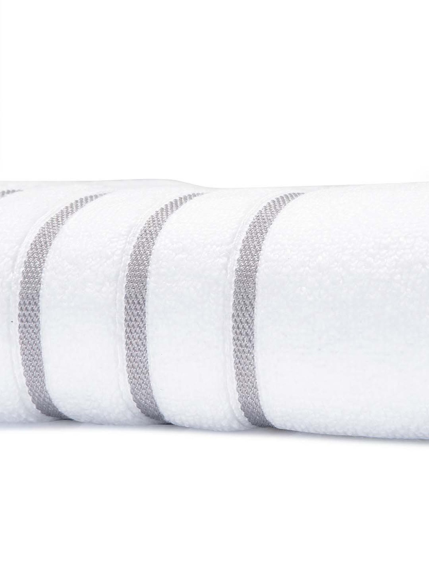 Mark Home 100% Cotton 500 GSM Zero Twist Simply Soft White Bath Towel - Set of 1