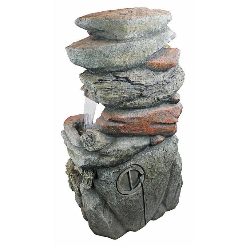 Cathedral Rocks Cascading Waterfall Garden Fountain - Acorn Hollow