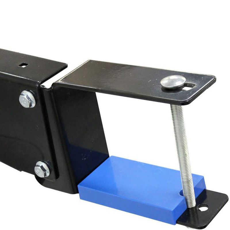 Quick Products QP-BMCSA 200 pound Capacity RV Bumper Mounted Cargo Support Arms with 3 Adjustable Level Mounting Options and Powdered Coated Finish