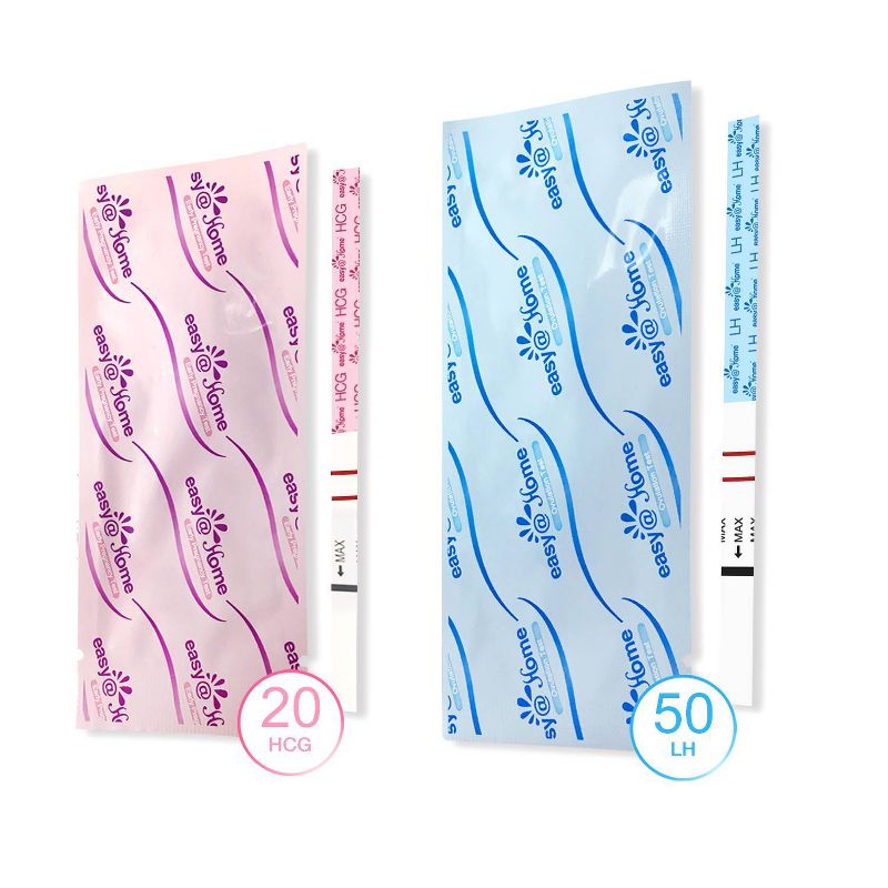 easy@Home 50 Ovulation Test Strips & 20 Pregnancy Test Strips Combo Kit