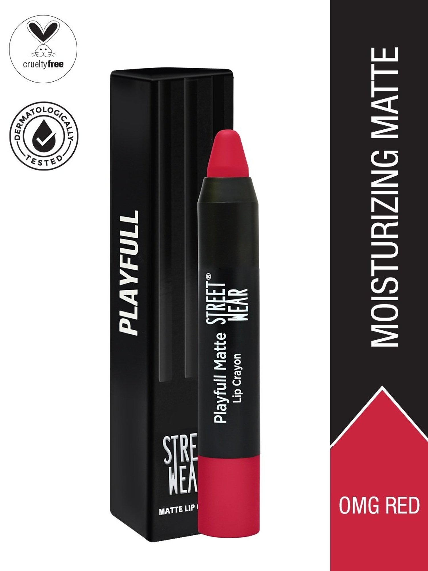 Street Wear Playfull Matte OMG Red - 2.9 gm