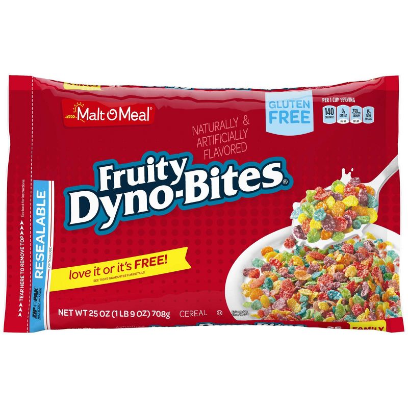 Fruity Dyno-Bites Breakfast Cereal - 25oz - Malt-O-Meal