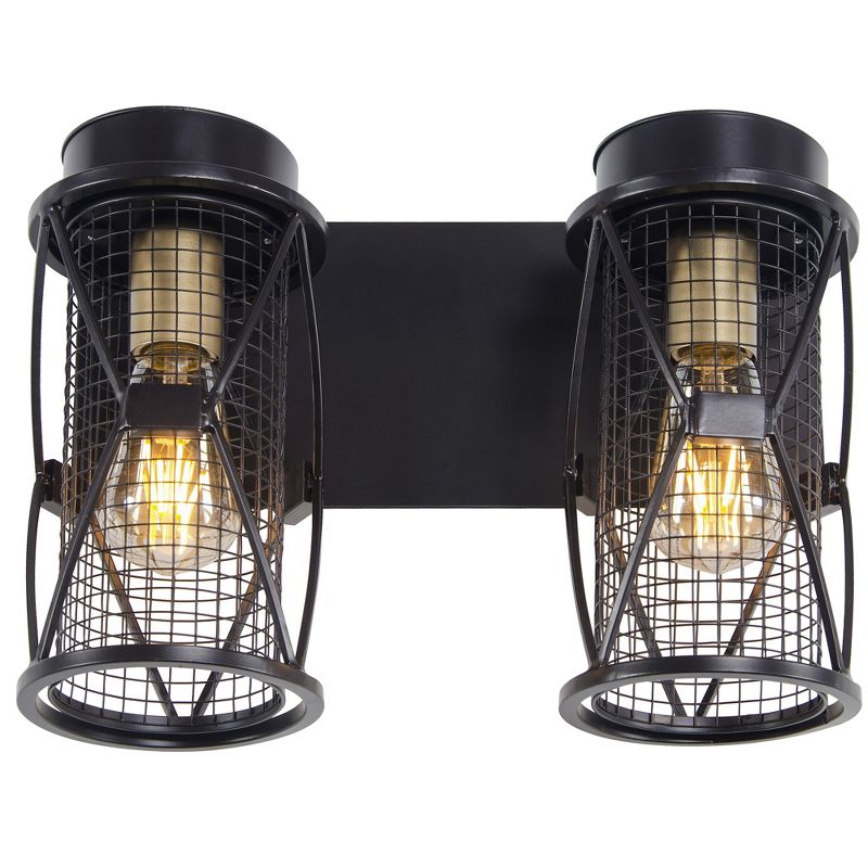 11" Harlequin 2 Light Bath Fixture Warm Bronze/Gold - Varaluz