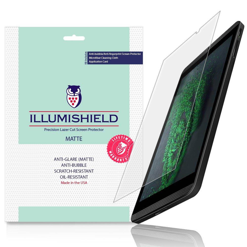 iLLumiShield Matte Screen Protector Compatible with NVIDIA Shield Tablet K1 (2-Pack) Anti-Glare Shield Anti-Bubble and Anti-Fingerprint PET Film