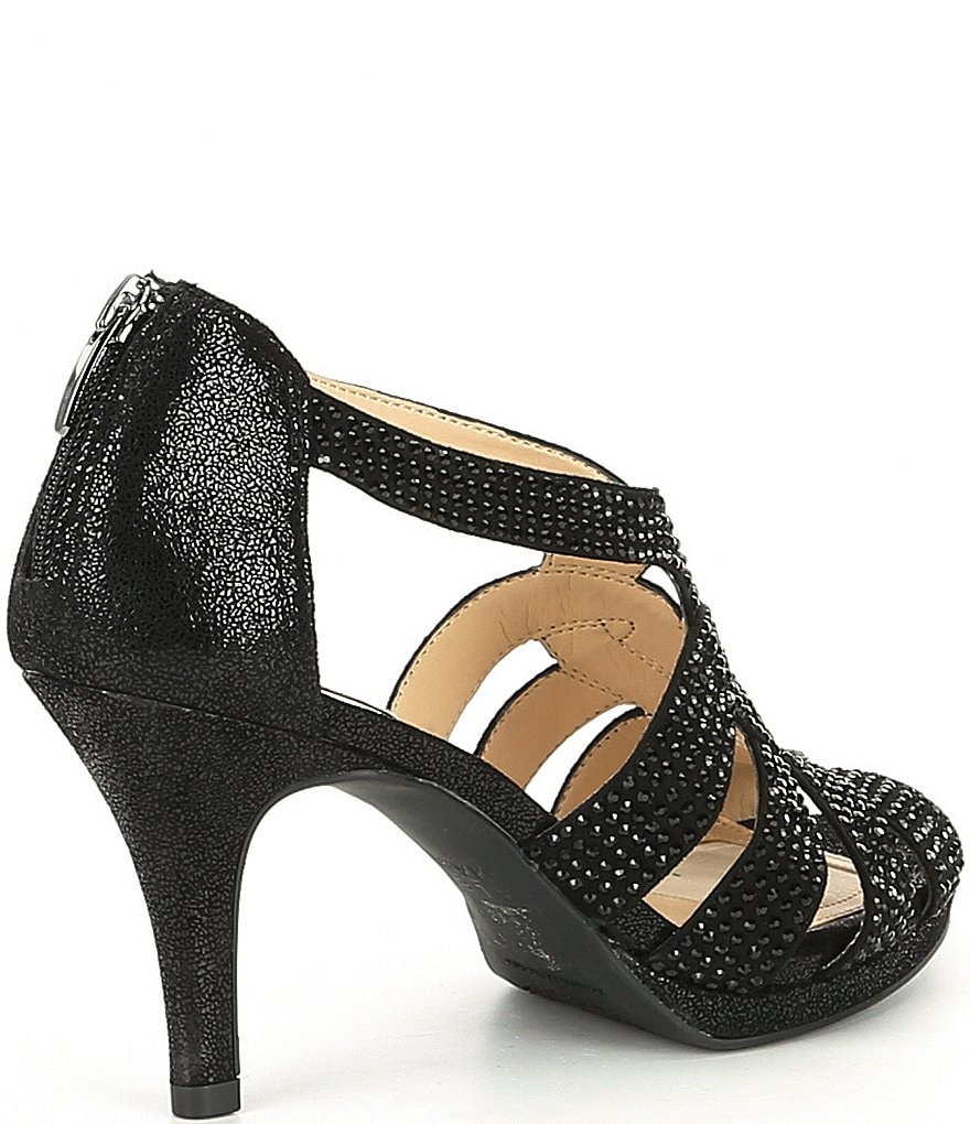 Alex Marie Leeanne Hotfix Dress Platform Sandals