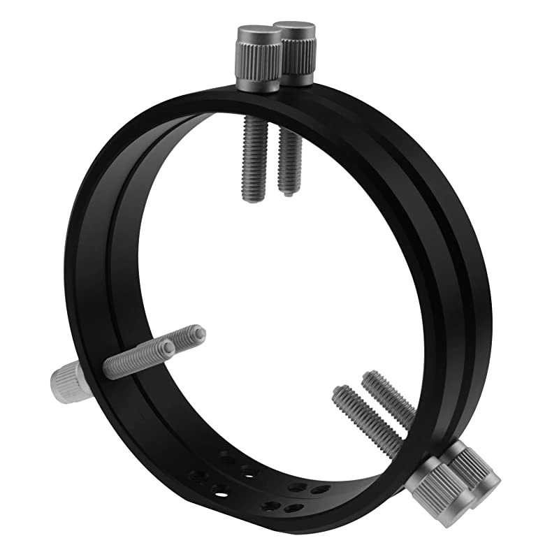 Adjustable Guiding Scope Rings 127 mm Inside Diameter (Pair) - for Telescope Tube Diameter or Finders 70 to 120mm