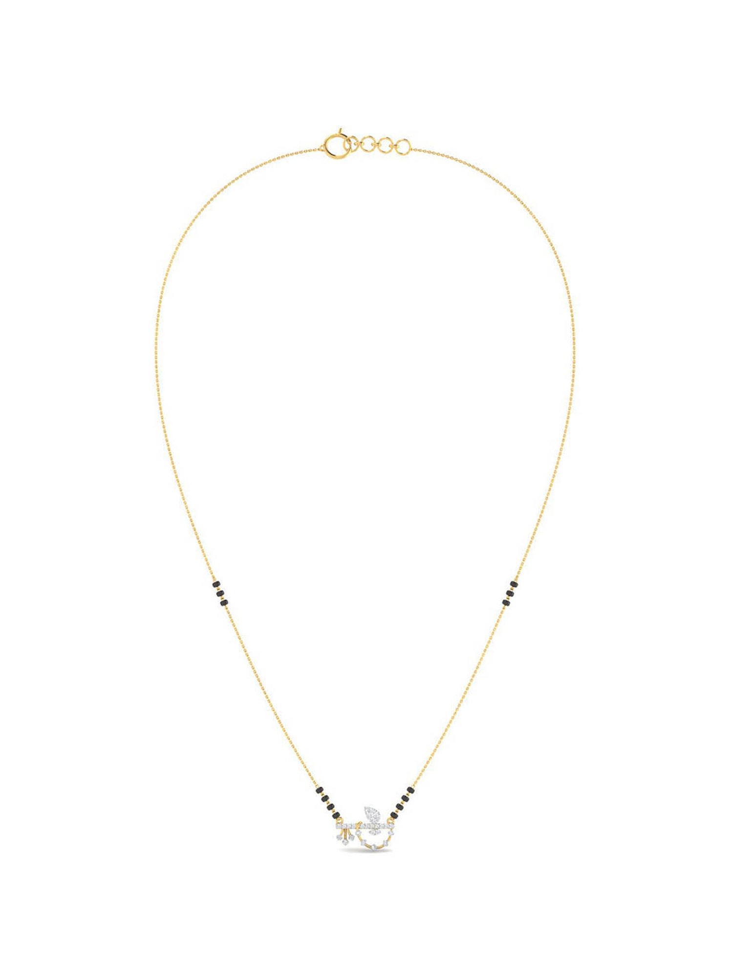 Waman Hari Pethe Jewellers 18k Gold & Diamond Mangalsutra for Women