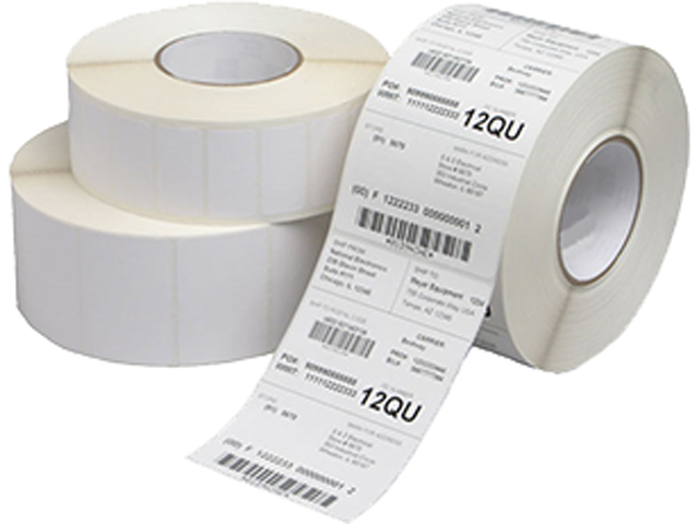 THERMAMARK CONSUMABLES TOPCOATED FREEZER GRADE ADHESIVE PAPER LABEL DIRECT THERMAL 225 X 3 1 CORE 5 OD 840 LABELS PER ROLL PERFORATED 6 ROLLS PER CASE PRICED PER CASE