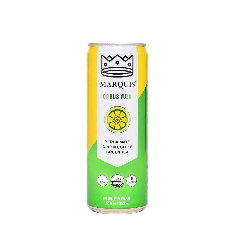 Marquis Yerba Mate Citrus Yuzu - 12 fl oz Can