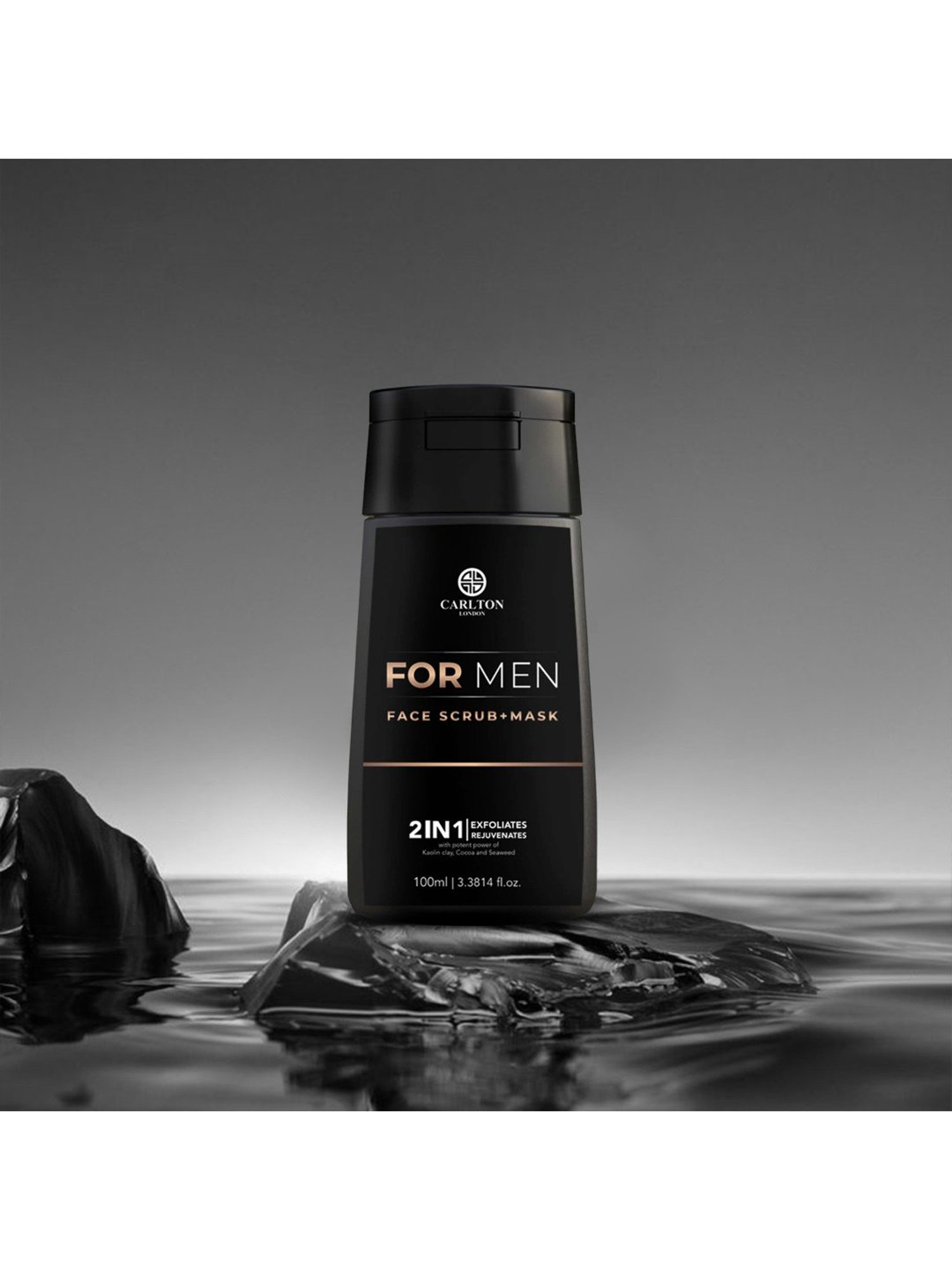 Carlton London Men Face Scrub + Mask - 100 ml