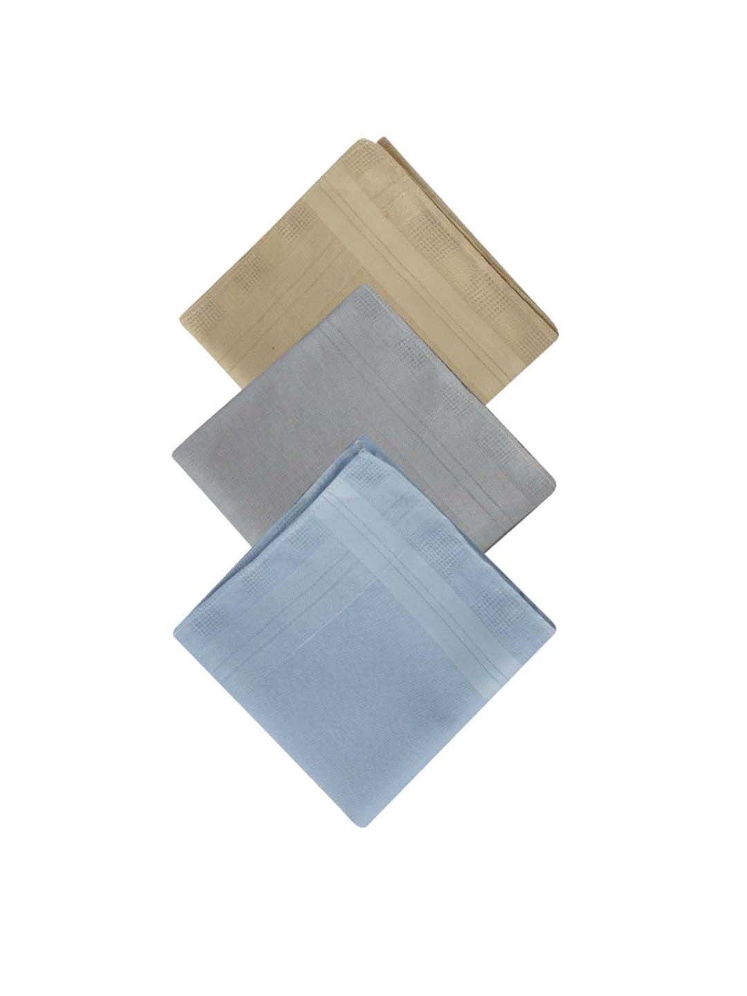 Crusset Multicolor Cotton Handkerchief - Pack of 6