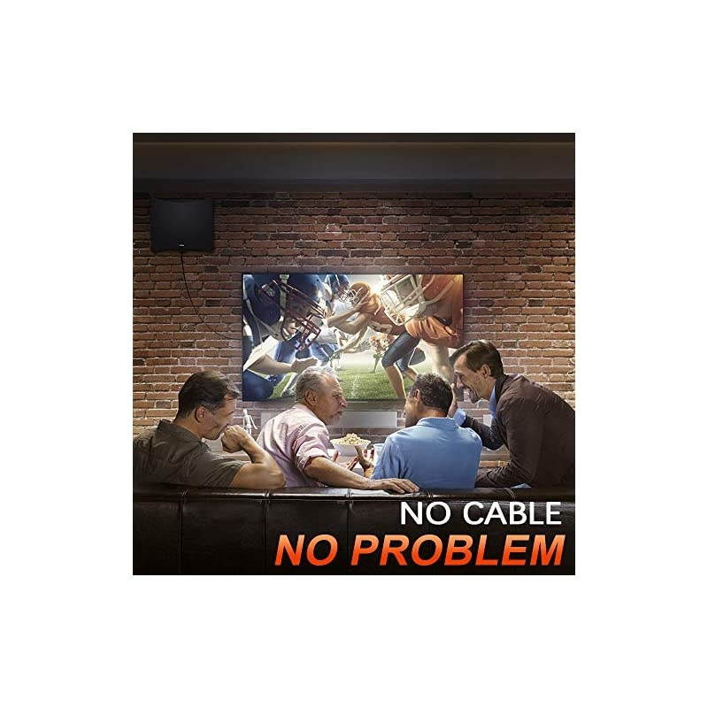 Antenna - 2021 Newest Amplified HD Digital Indoor Antenna 250 Miles Long Range - Compatible 4K 1080p Fire Stick and All Older s with Amplifier Signal Booster for VHF UHF Free Channels