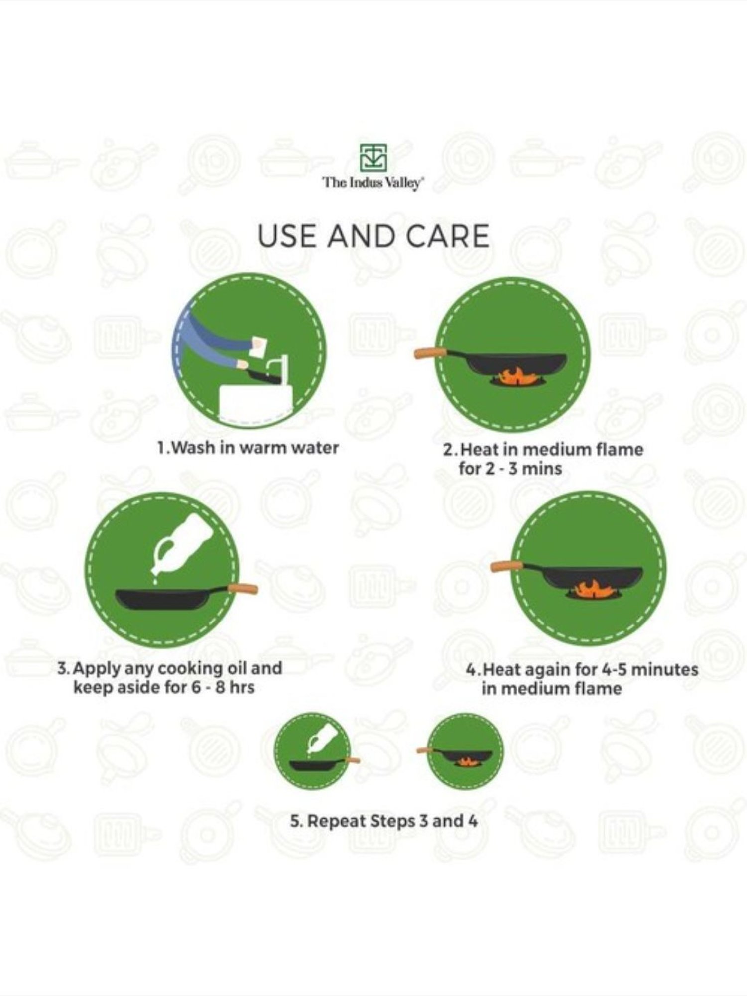 The Indus Valley Black Cast Iron 2 Piece Cookware Set