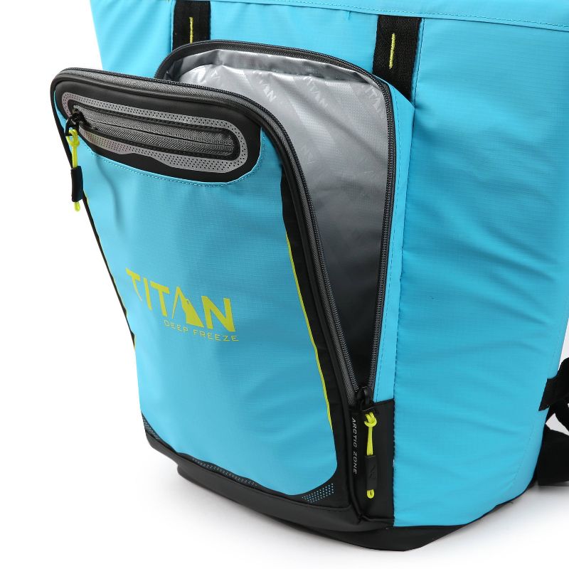 California Innovations Titan Deep Freeze 13qt Rolltop Backpack Cooler - Blue