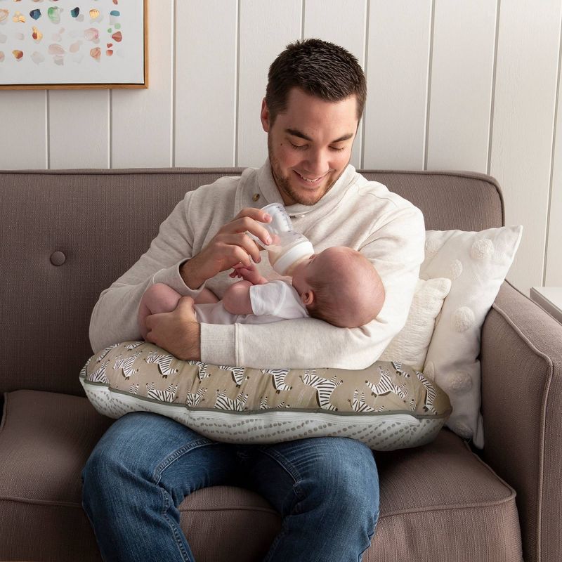 Boppy Original Feeding and Infant Support Pillow - Floral Stripes