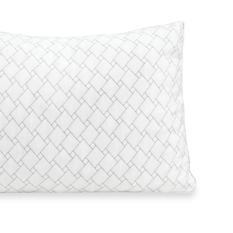 SensorPEDIC Wellness Collection Supportive Memory Foam Cluster Pillow with Charcoal-Infused Cover