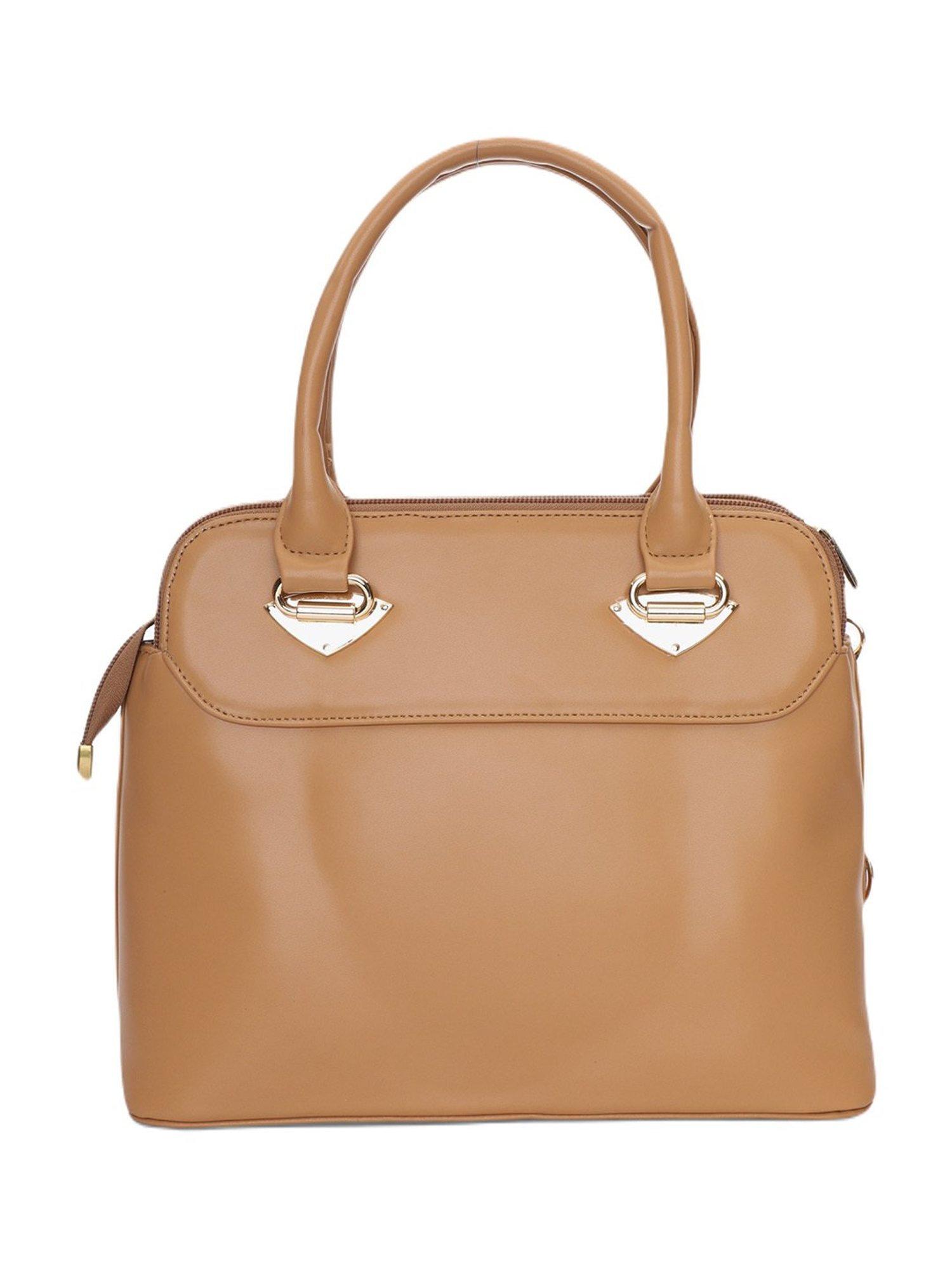 PELLE LUXUR Brown Large Isabella Satchel Handbag