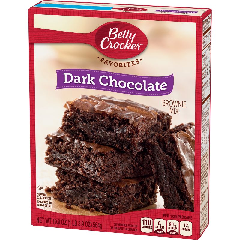 Betty Crocker Dark Chocolate Brownie - 19.9oz
