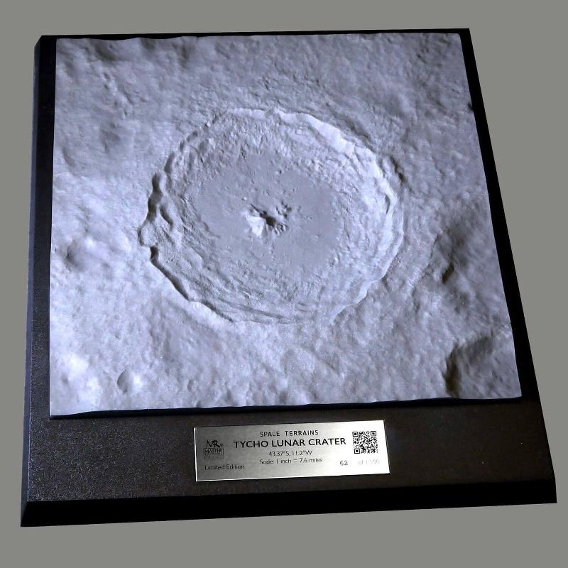 Master Replicas Space Terrains Tycho Crater Aerospace Replica