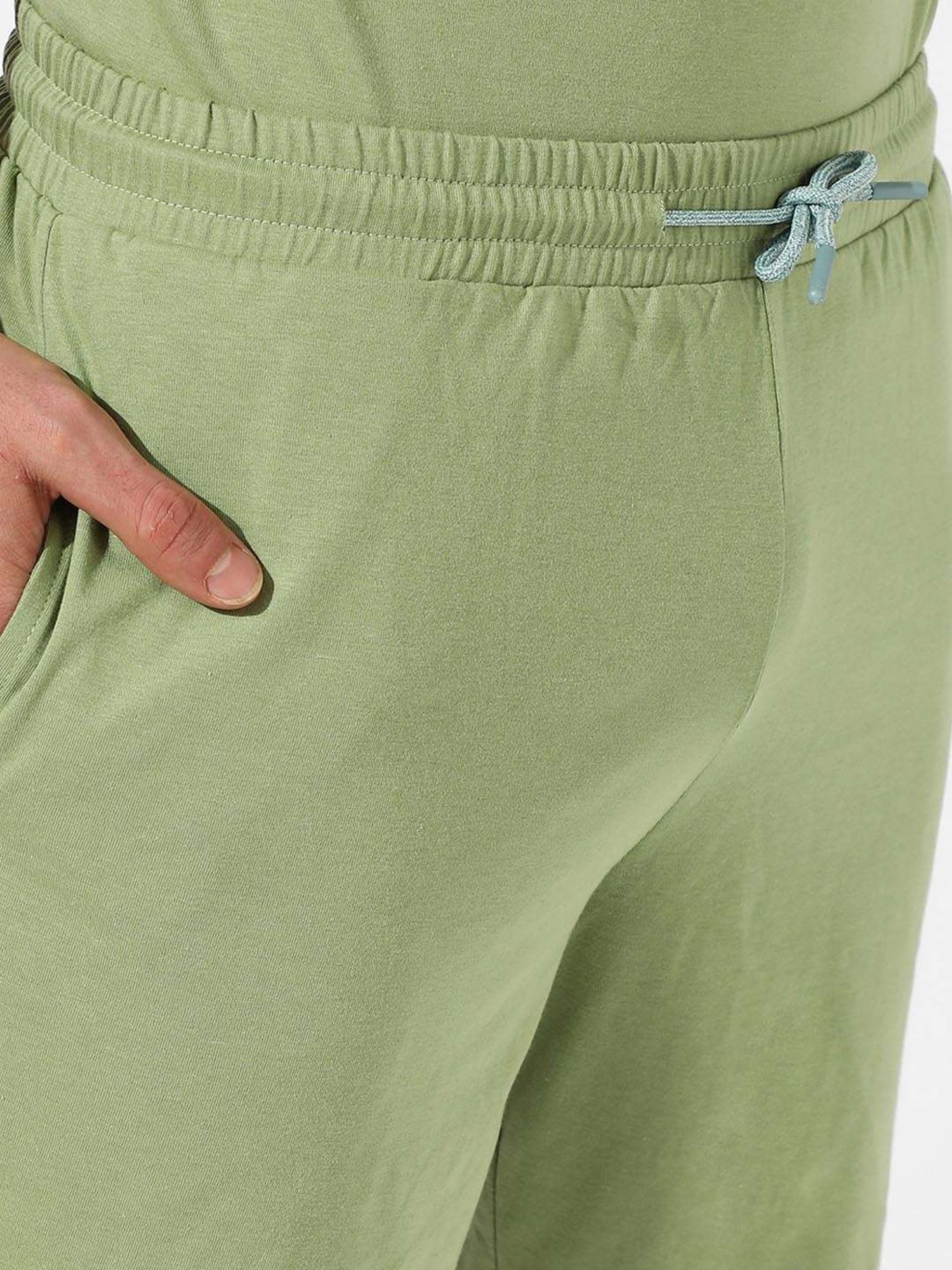 Campus Sutra Green Regular Fit Oversized Not In The Mood Printed Co-Ord Set