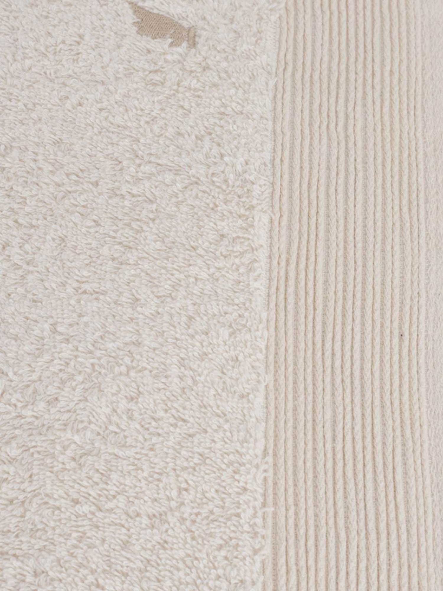 Maspar Off White Cotton 550 GSM Bath Towel - Set of 1