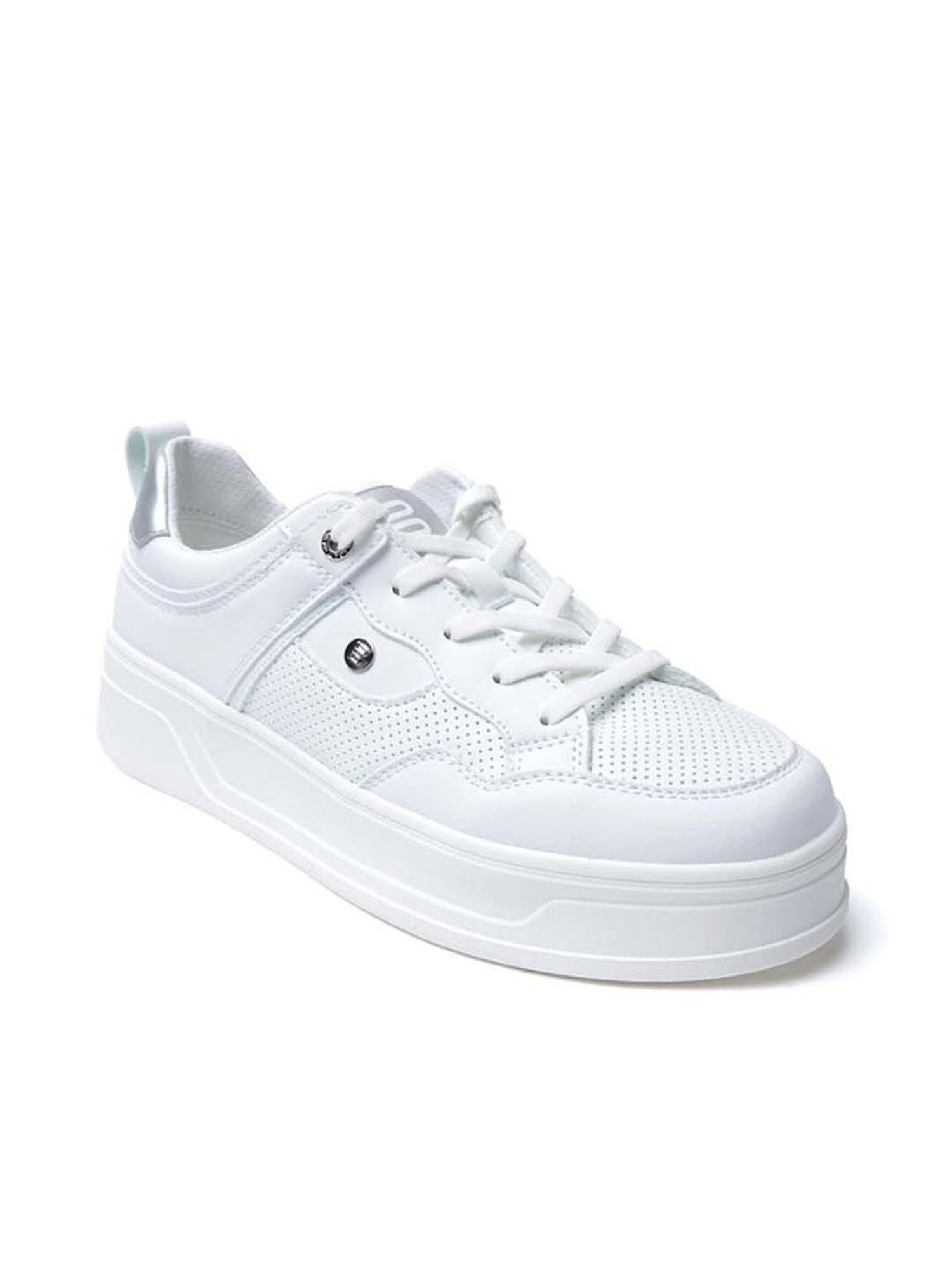 BAGATT Women's Piper Evo White Casual Sneakers