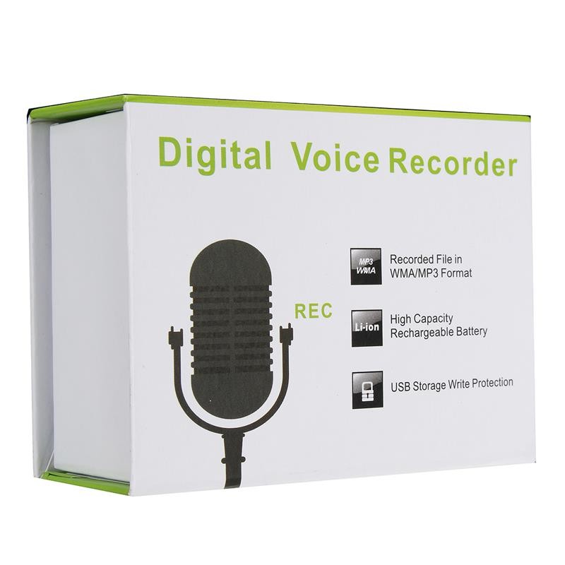 8GB Pendant Digital Audio Sound Voice Recorder Dictaphone Rechargeable MP3 Player Voice Recorder VM100