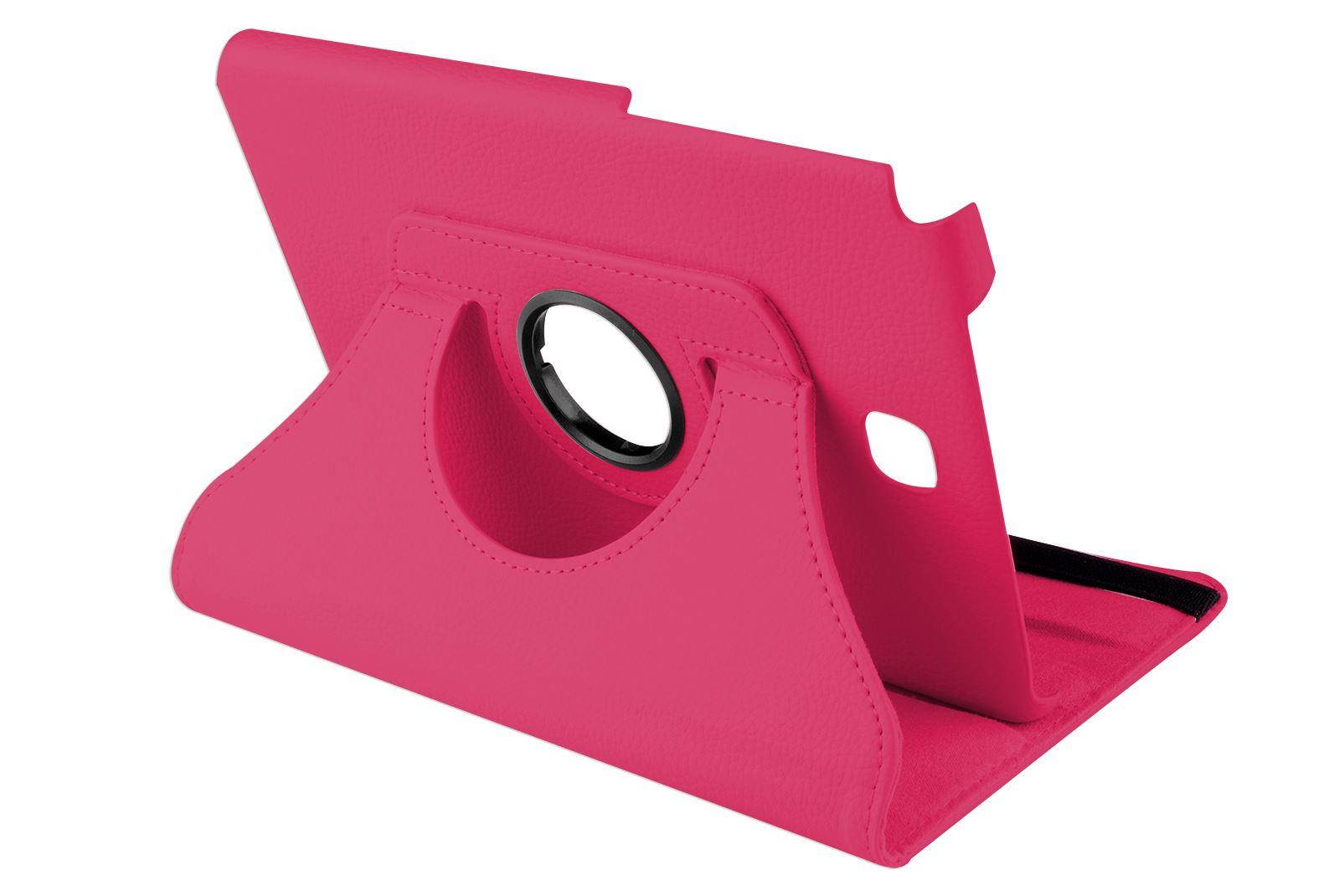 Hellfire Trading PU Leather Case 360 Rotating for Samsung Galaxy Tab A 8 T350 8" - Purple