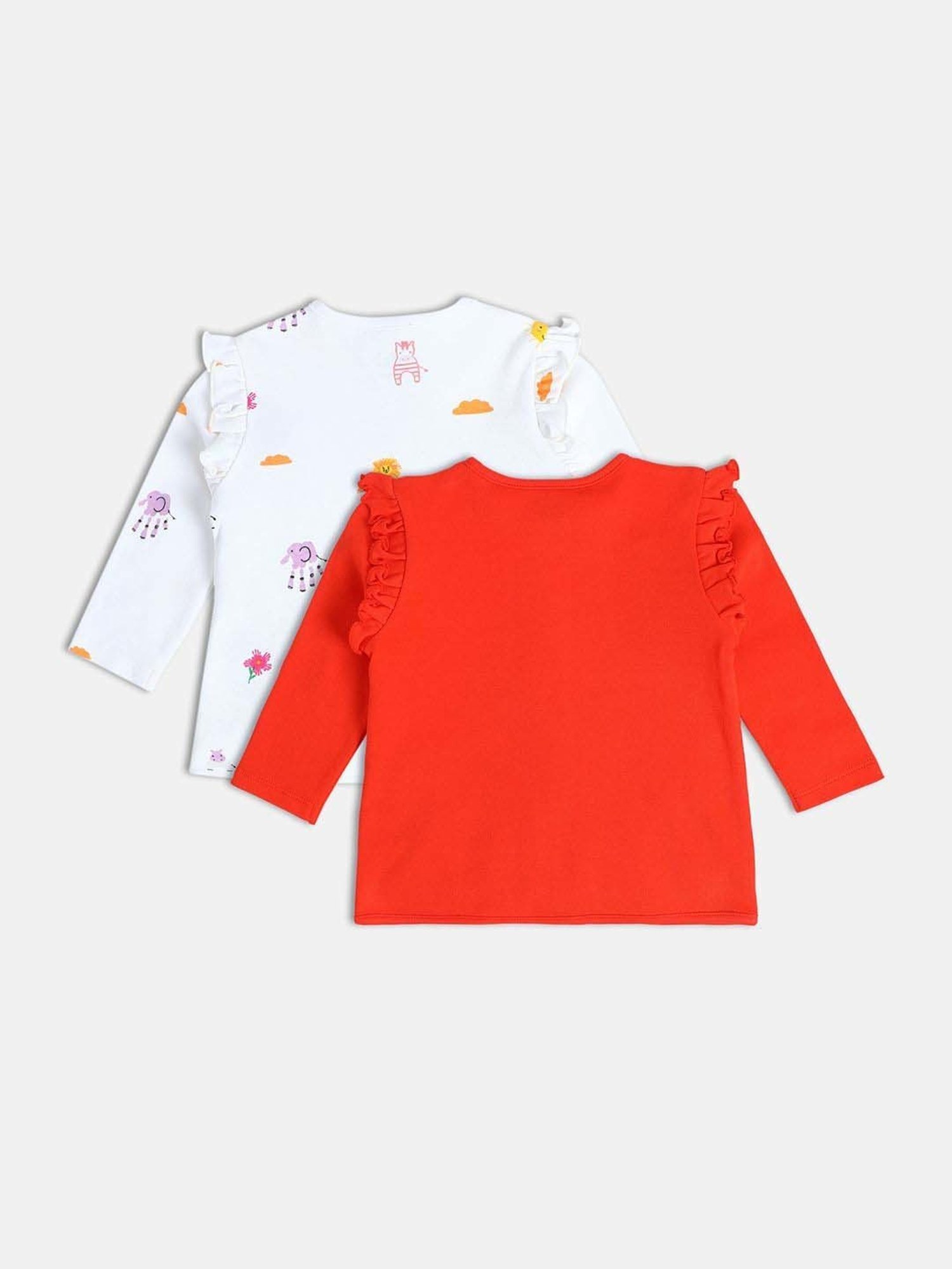 Ed-a-Mamma Baby Blue Printed Top