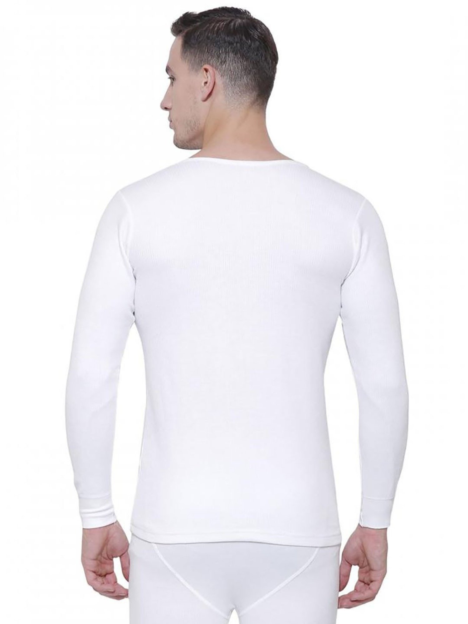 Dyca White Regular Fit Thermal Top