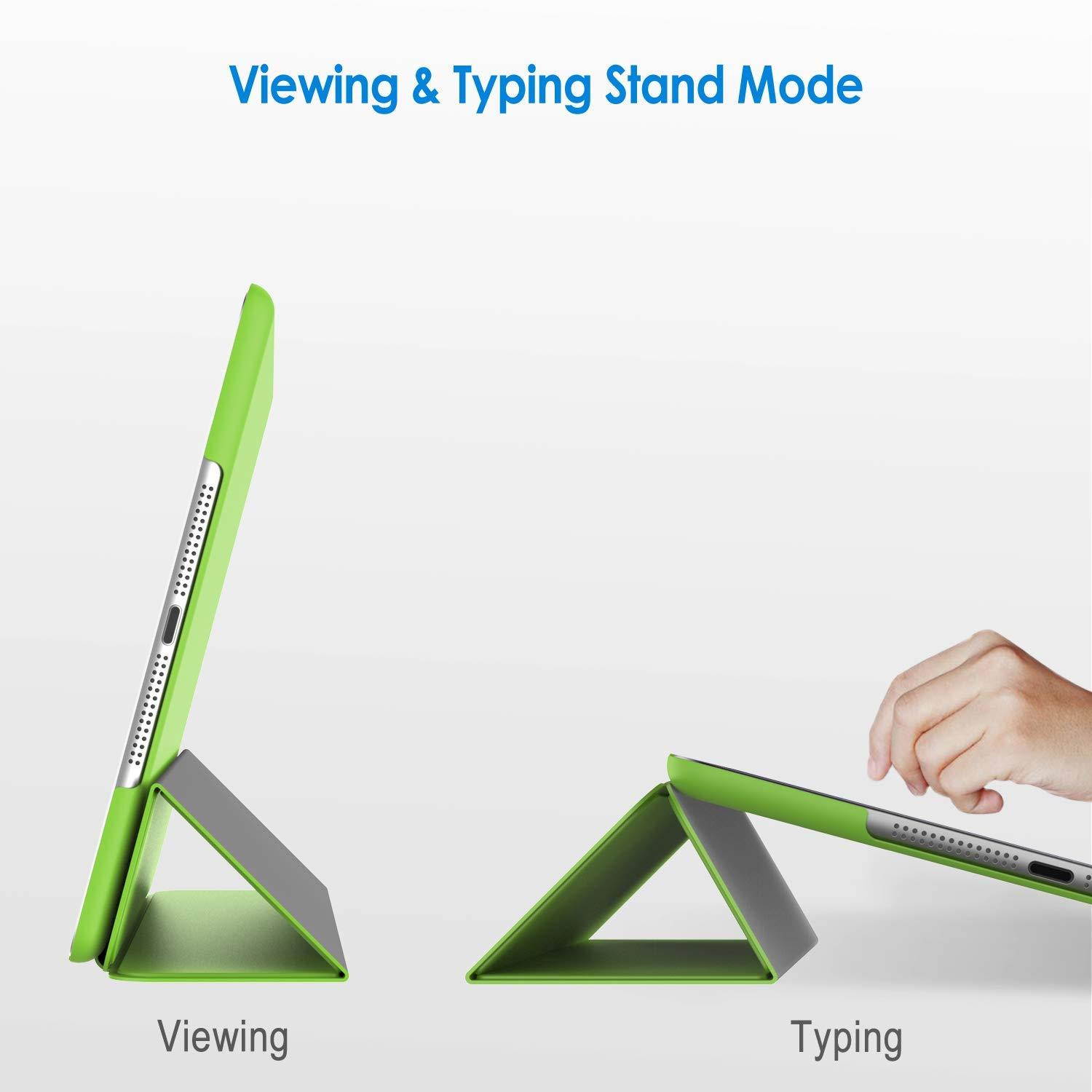 JETech Case for Apple iPad Air 1st Edition (NOT for iPad Air 2), Smart Cover with Auto Wake/Sleep, Green