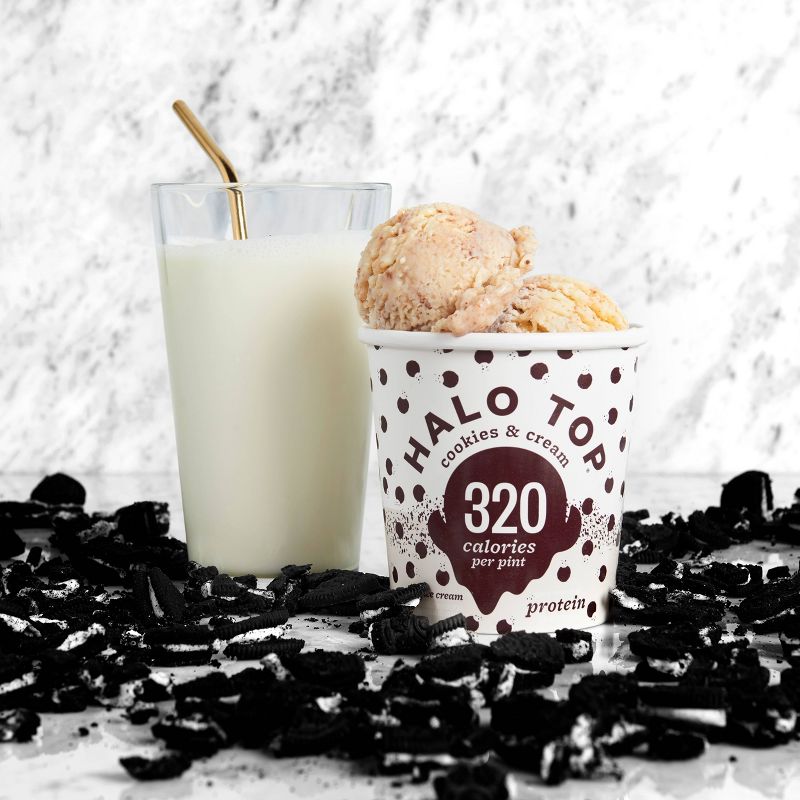 Halo Top Cookies & Cream Ice Cream - 16oz