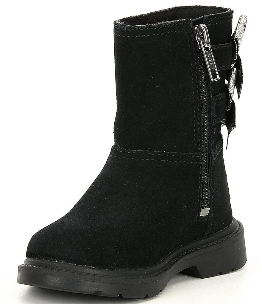 UGG&reg; Girls' Tillee Suede Bow Boots (Toddler)