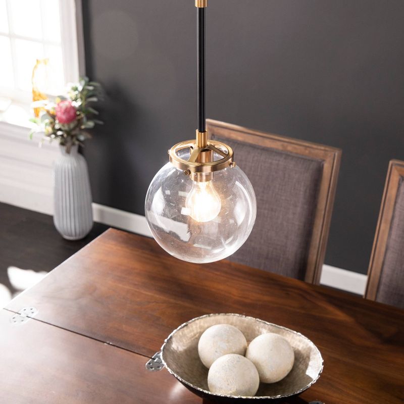 46.5" Francmon Globe Pendant Lamp Black - Aiden Lane