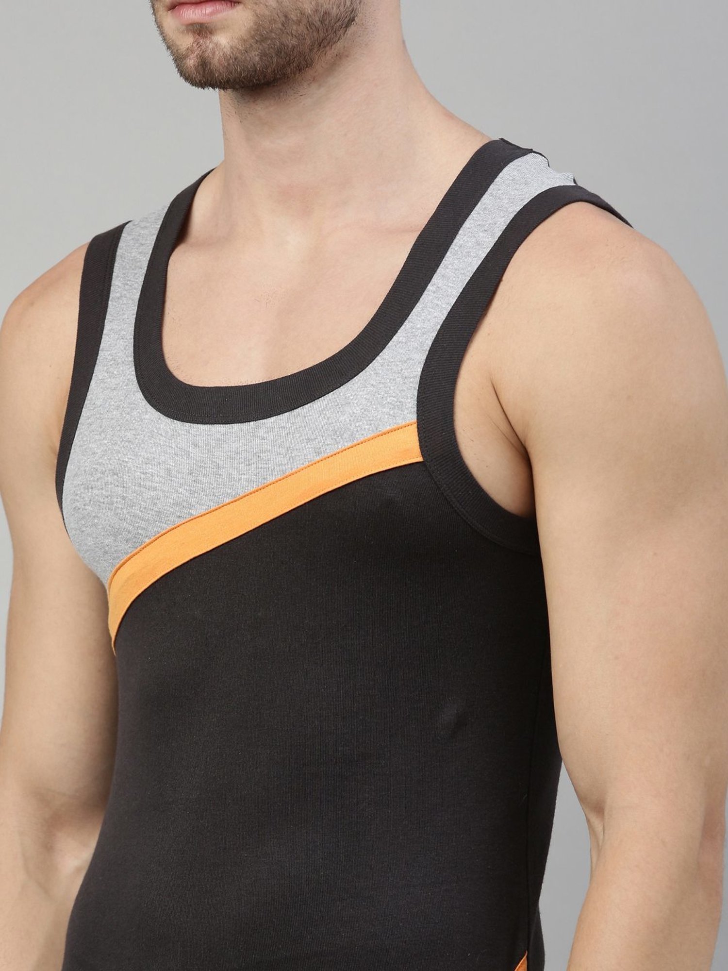 Dixcy Scott Originals Multi Cotton Regular Fit Vest - Pack Of 2