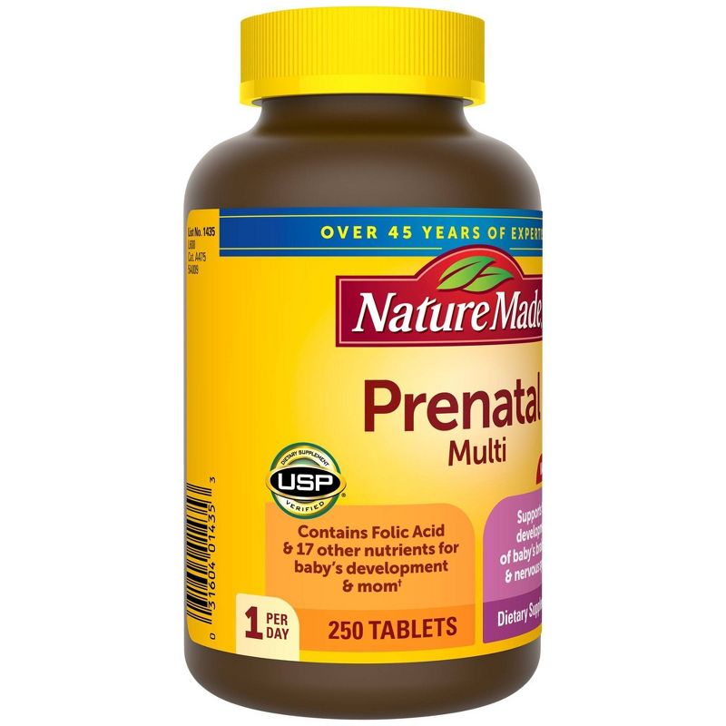 Nature Made Prenatal Multivitamin Tablets - 250ct