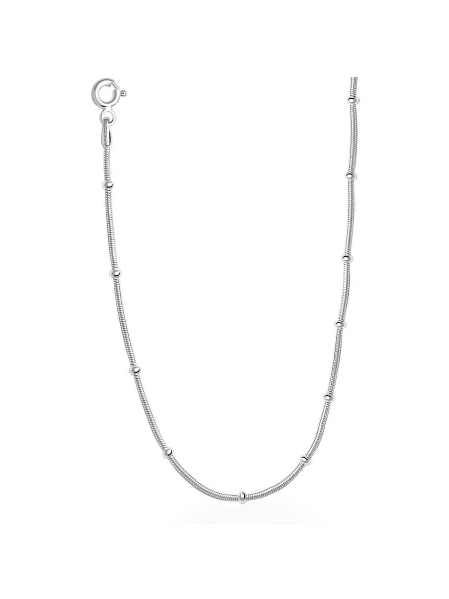 Taraash 92.5 Sterling Silver Chain for Women
