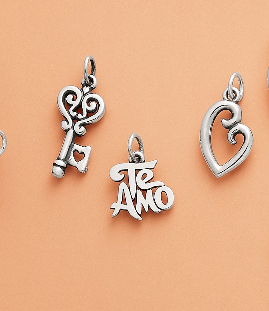 James Avery Te Amo Sterling Silver Charm