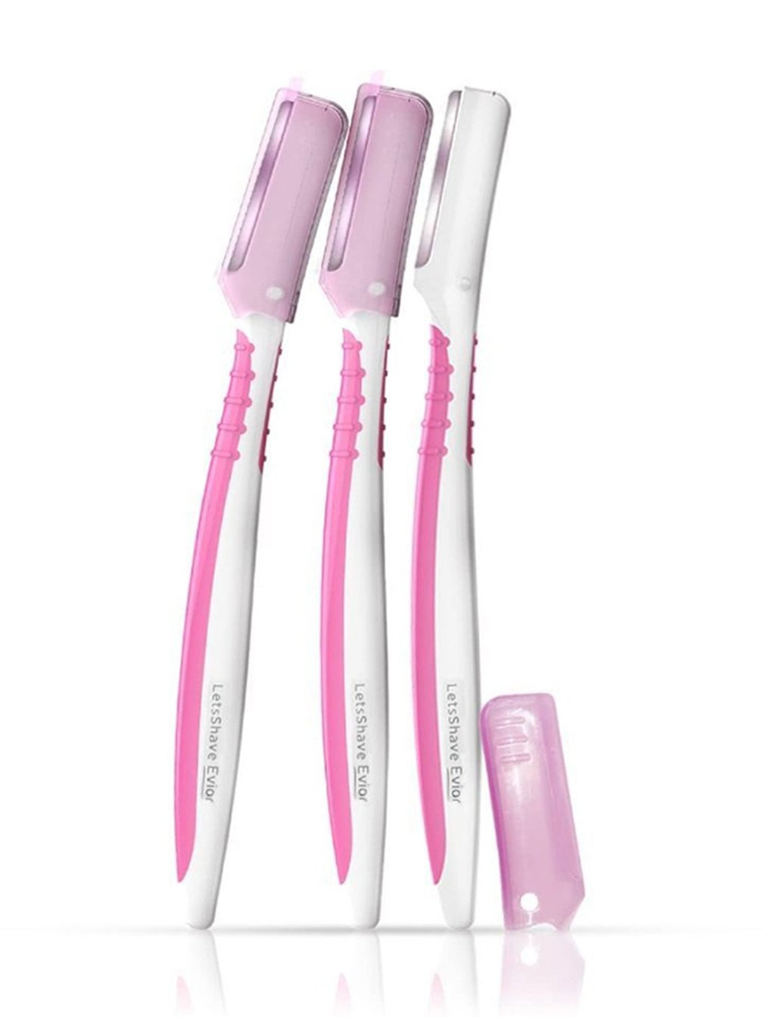 LetsShave Evior Face and Body Care Kit for Women (Pink/White)