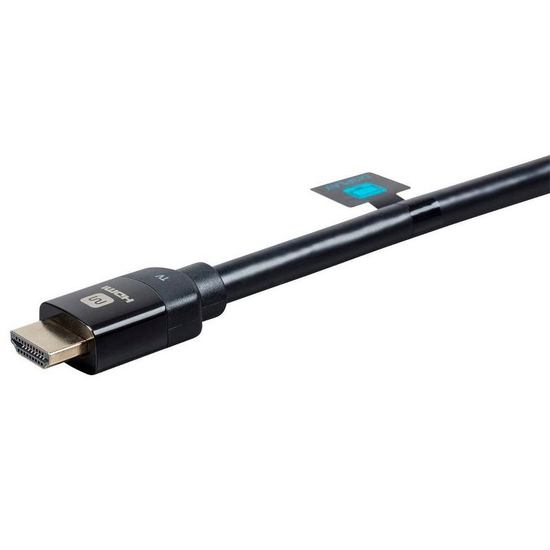 C2G 35ft 4K HDMI Cable with Gripping Connectors - Plenum Rated - 40 ft HDMI A/V Cable for Audio/Video Device