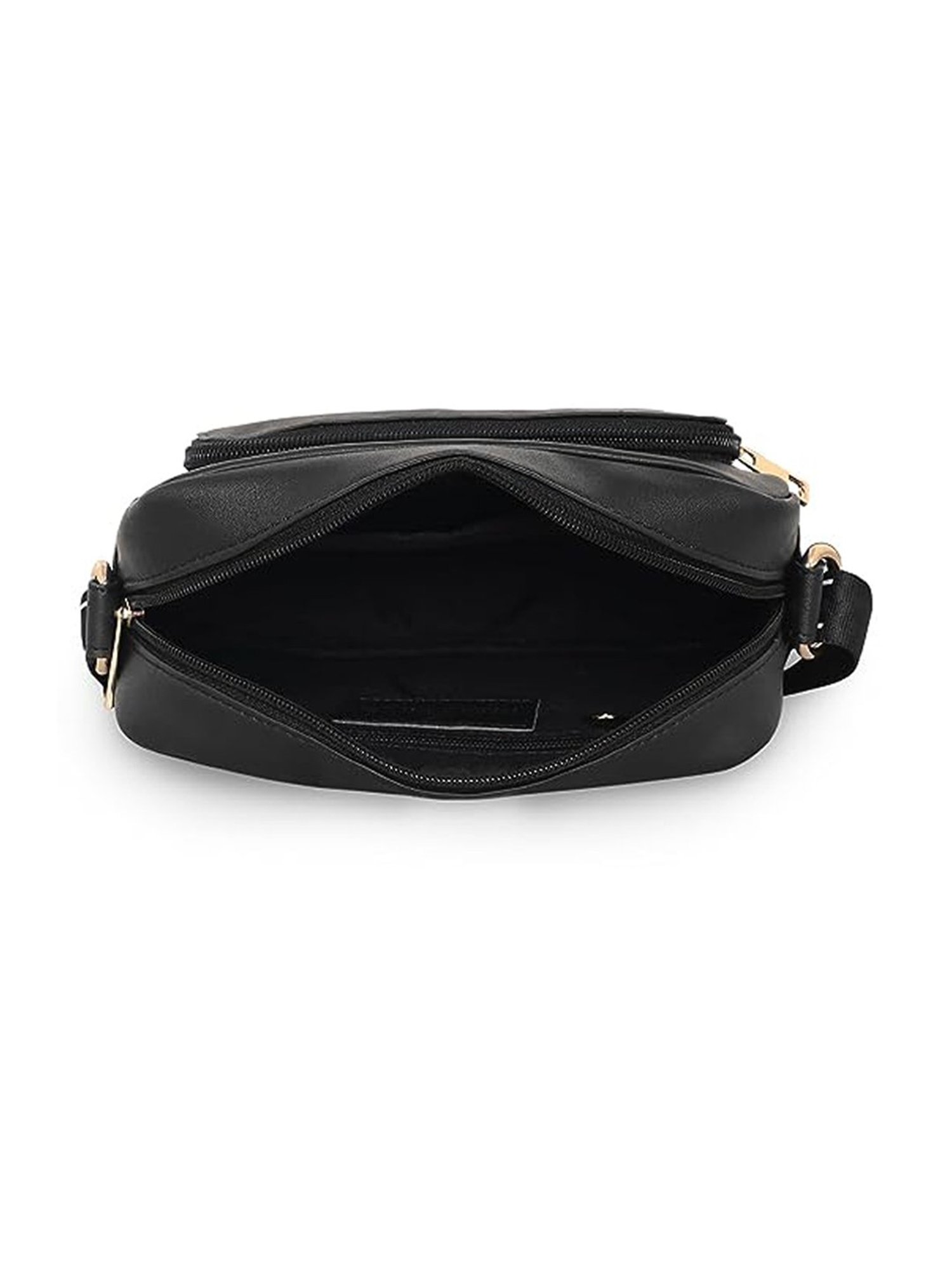 Tortoise Go Everywhere Ellena Black Solid Medium Cross Body Bag