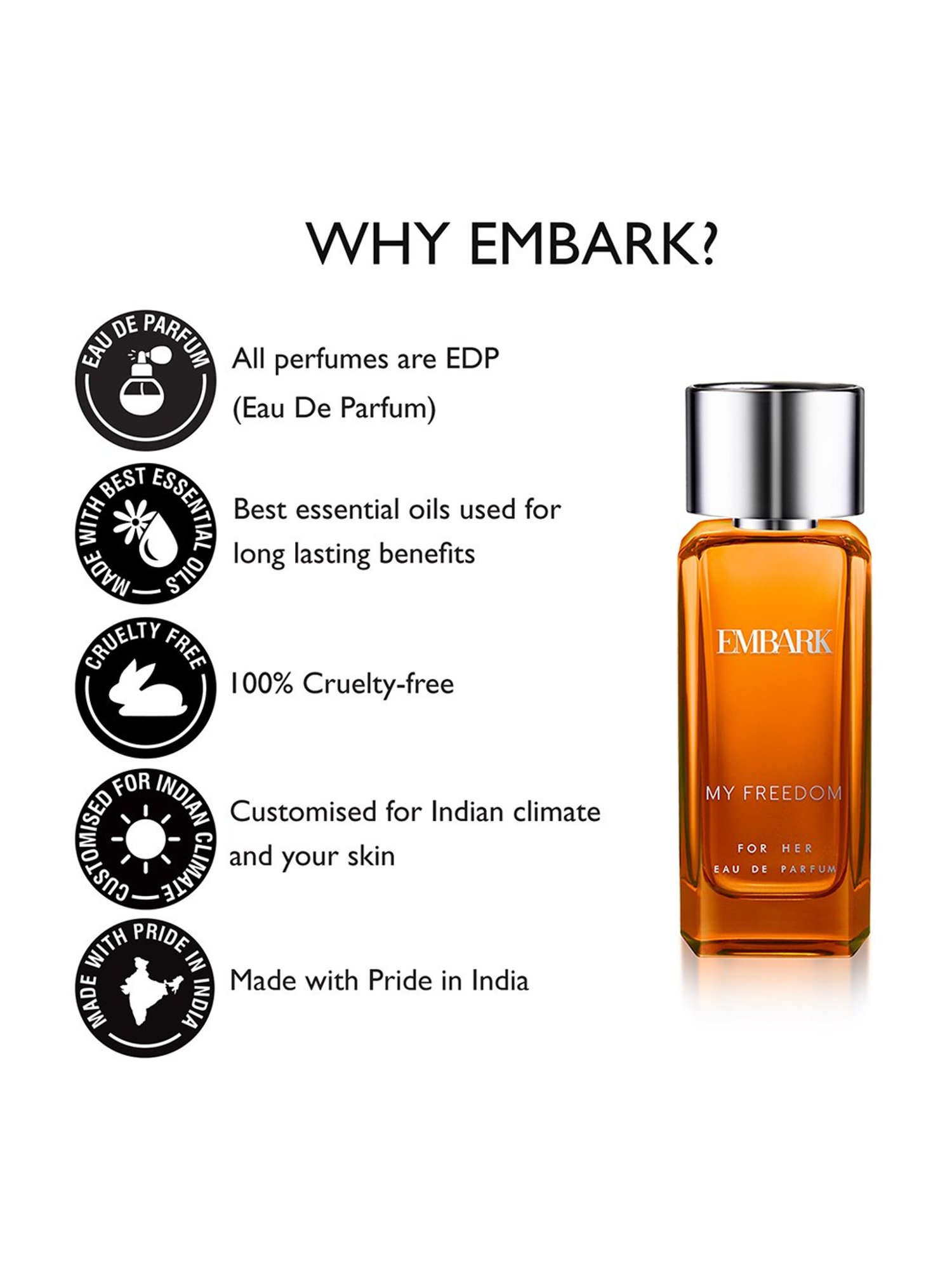 Embark My Freedom for Her Eau de Parfum - 100 ml