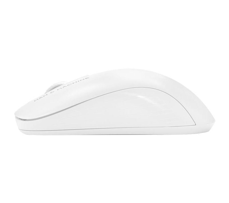 Man & Machine C Mouse Wireless - Optical - Wireless - Radio Frequency - 2.40 GHz - White - USB - 1000 dpi - Scroll Wheel - 2 Button(s)